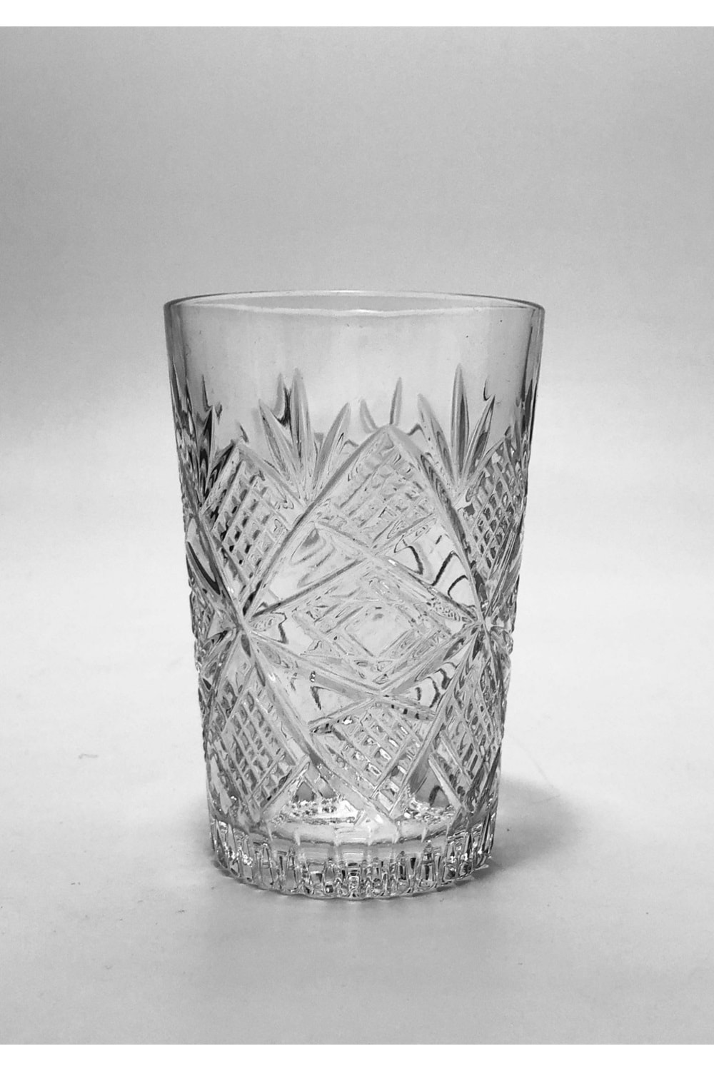 Göz Dekor Kristal Kesme Su Bardağı 6 ADET Bardak