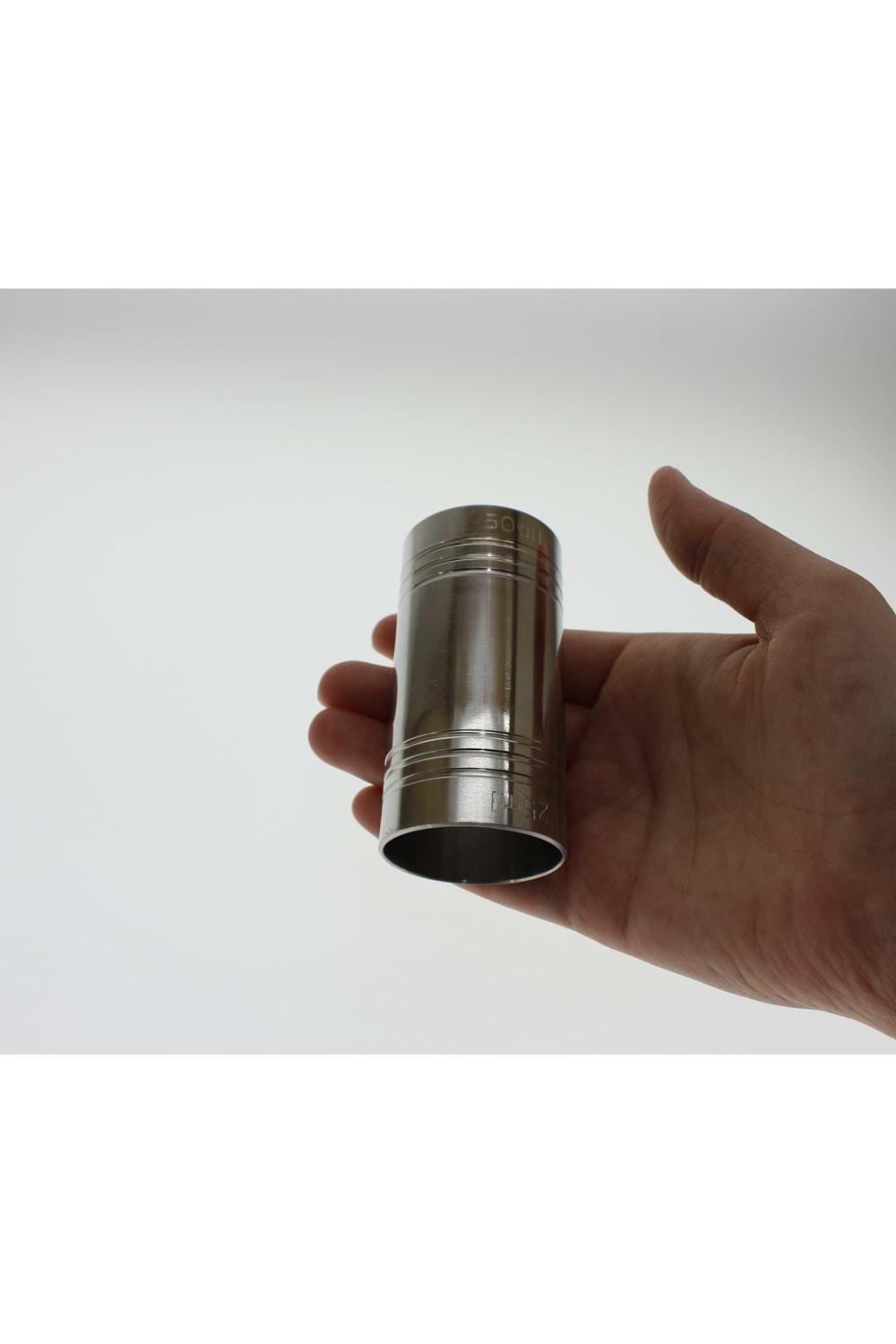 Paslanmaz Çelik Jigger Krom Kokteyl Bar Ölçeği 25/50 Ml