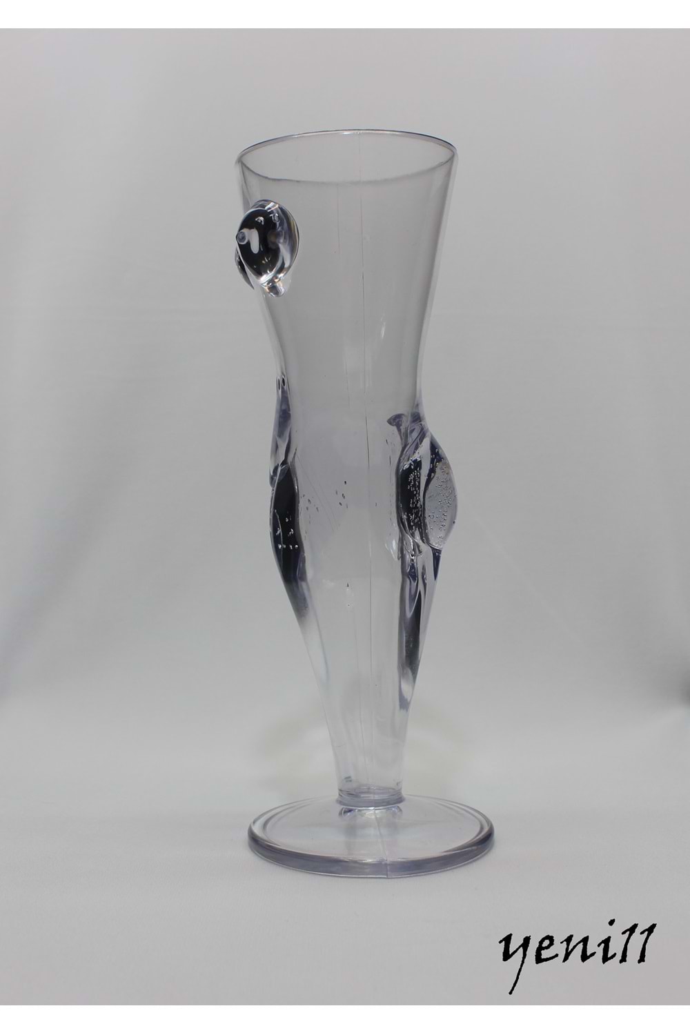 Akrilik Kokteyl Bardağı Kadın Vücut Şekilli 20 Cm 1 Adet