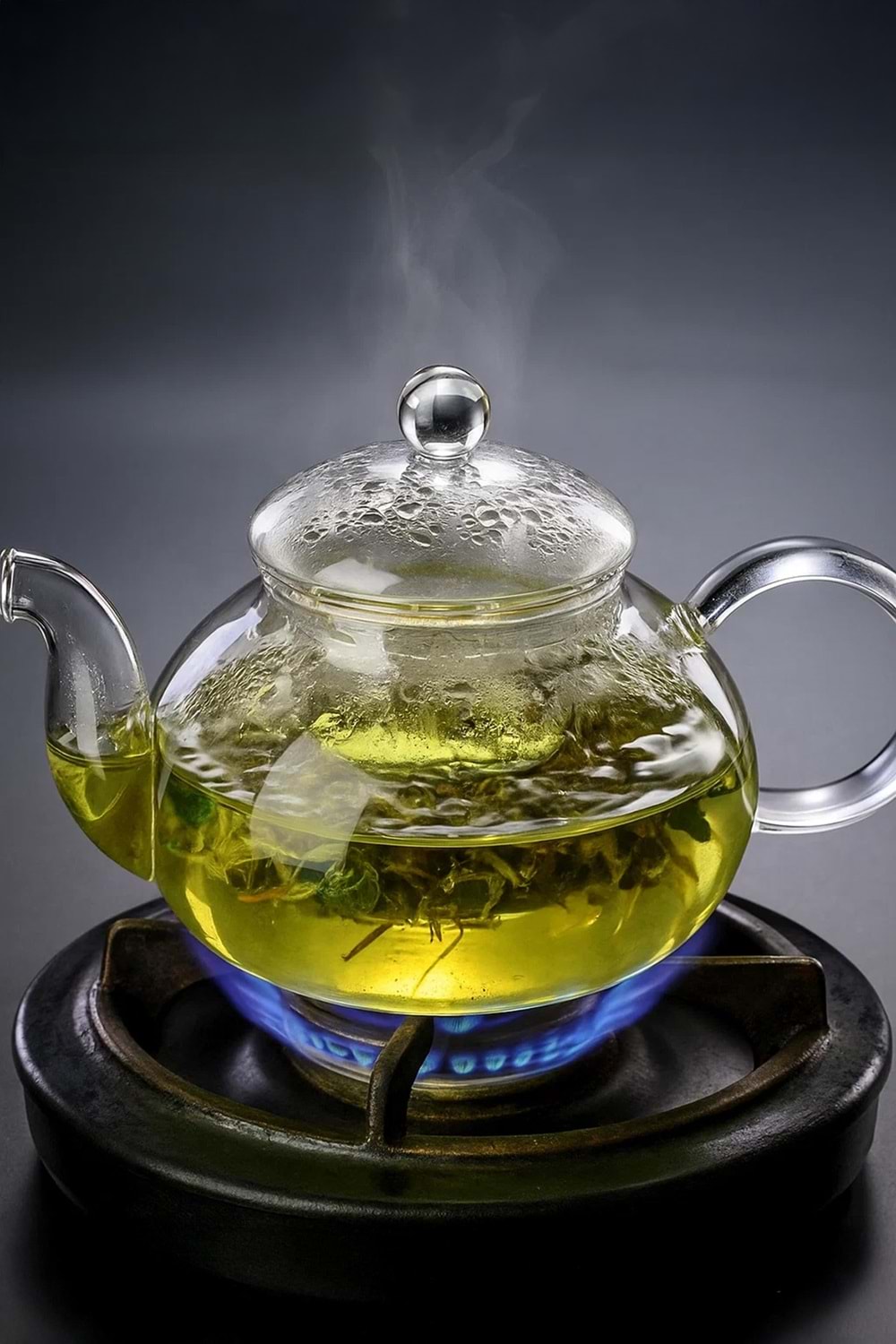 Isıya Dayanıklı Cam Bitki Çayı Demliği – Şeffaf Borosilikat Cam Çaydanlık ve Demlik Seti