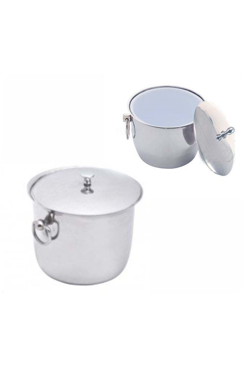 Yiğitsan No 1 Termoslu Buz Kovası Kulplu Çelik Buz Kova