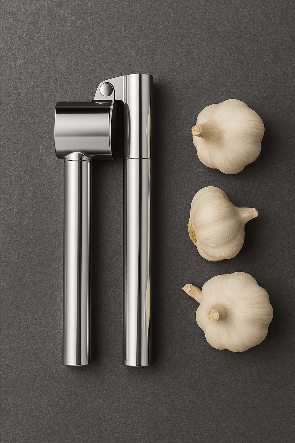 Paslanmaz Çelik Sarımsak Ezici – Sarımsak Ezeceği Rendesi