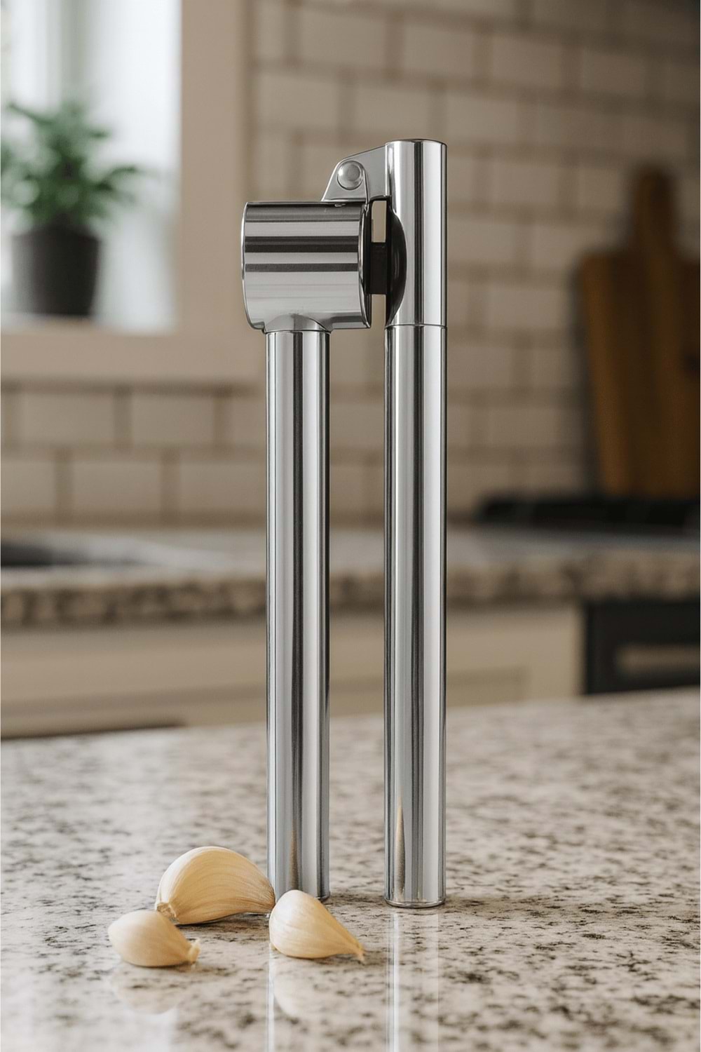 Paslanmaz Çelik Sarımsak Ezici – Sarımsak Ezeceği Rendesi