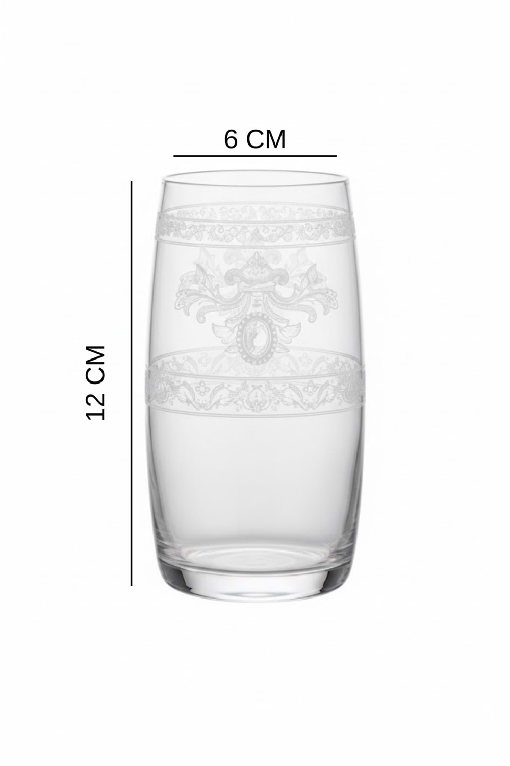 İnsigne Model Desenli Zarif Su & Meşrubat Bardağı 2’li Set