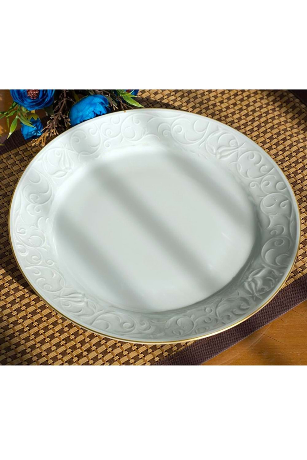 Güral Porselen Gold Bahar Dalı 48 Parça 12 Kişilik Yemek Takımı