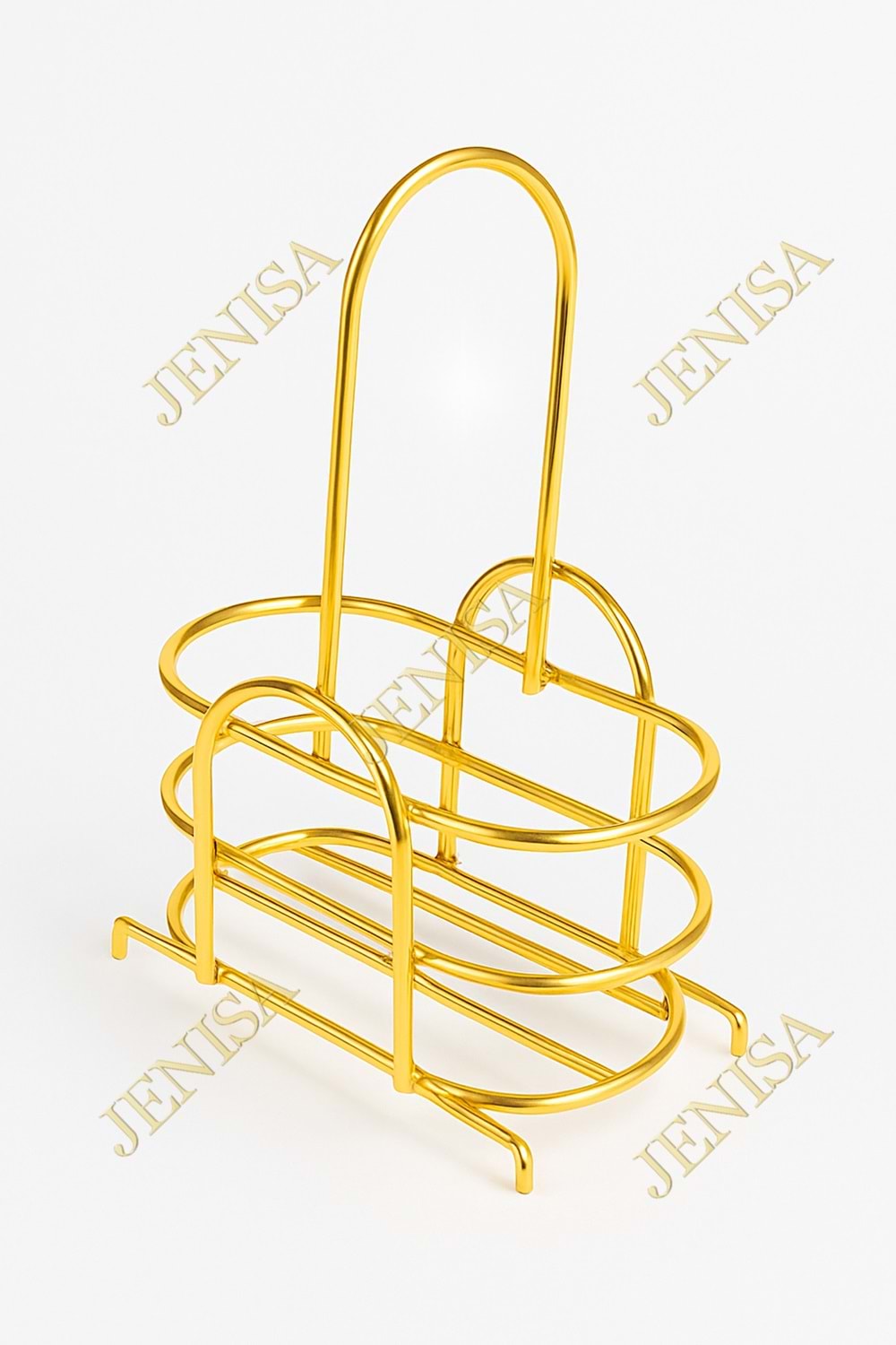 Gold Metal Sabunluk Yağdanlık Stant - Altın Stant
