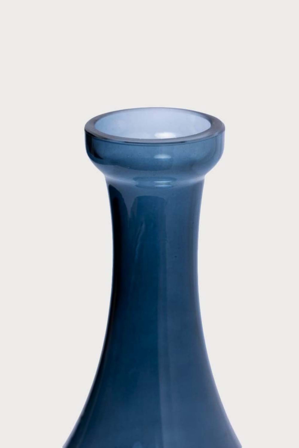 Mavi Cam Kapaklı Sürahi - Mavi Renk Modern Tasarım