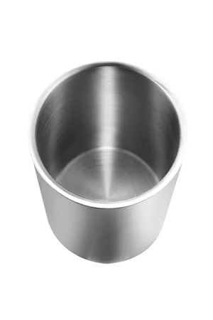 Paslanmaz Çelik Şampanya & Şarap Soğutucu – Buz Kovası, Modern Silindirik Tasarım