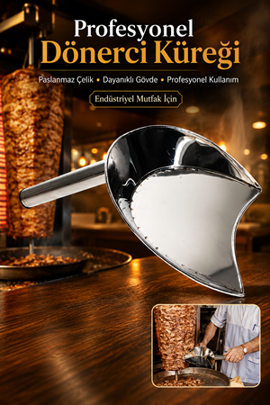 Dönerci Küreği Et Tavuk Döner Kesmek Için Kürek