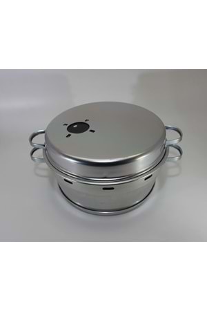 Alüminyum Ocak Üstü Kek Tenceresi 28 cm Eski Usül Kek