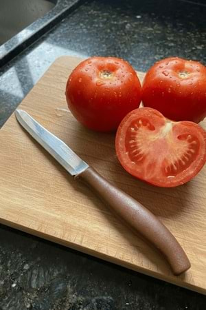 Orijinal İtalyan Meyve Bıçağı 6’lı Set – Paslanmaz Çelik Keskin Servis Bıçak - Kahverengi