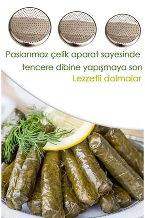 Çok Amaçlı 20 cm Paslanmaz Çelik Pizza, Lahmacun ve Sarma Dolma Tepsisi