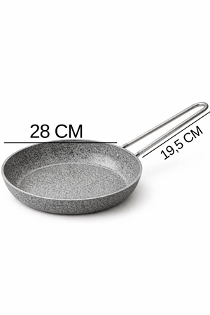 Stone-H 28 cm Çizilmez Yanmaz Yapışmaz Tava