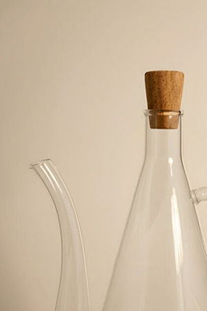 Premium Cam Yağdanlık 500 ML Damlatmaz Zeytinyağı Şişesi