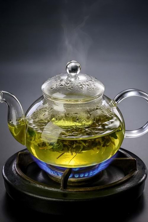 Isıya Dayanıklı Cam Bitki Çayı Demliği – Şeffaf Borosilikat Cam Çaydanlık ve Demlik Seti