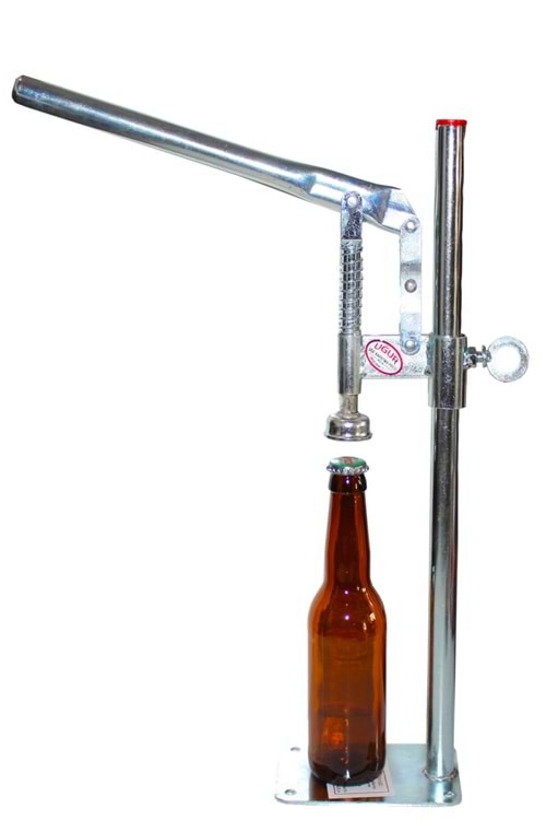 Büyük Boy Uğur Şişe Kapağı Kapatma Makinesi Presi Tek Adet Makine