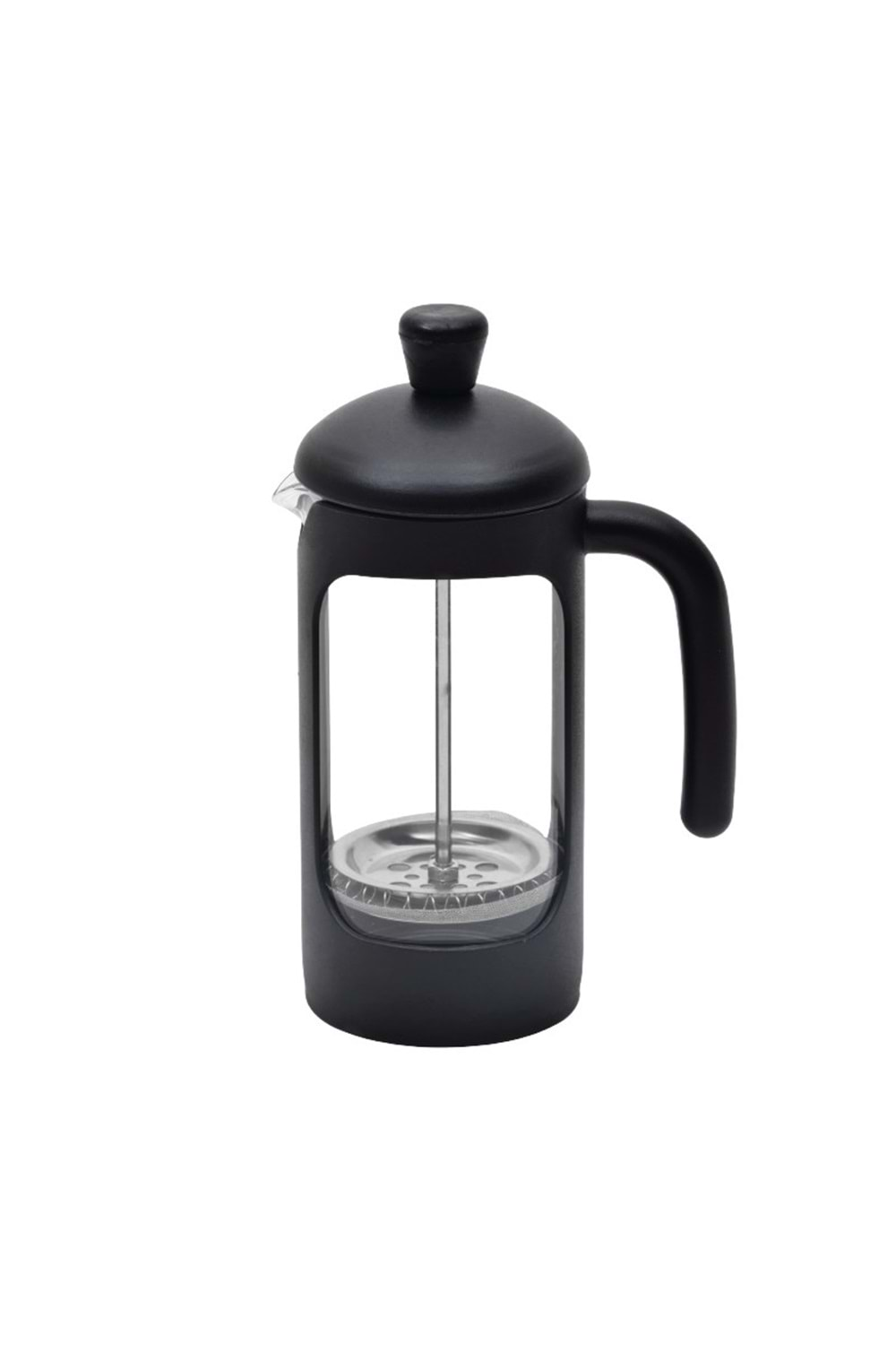 French Press 350 ml Siyah Çerçeveli Kahve Çay Filtre Demlik