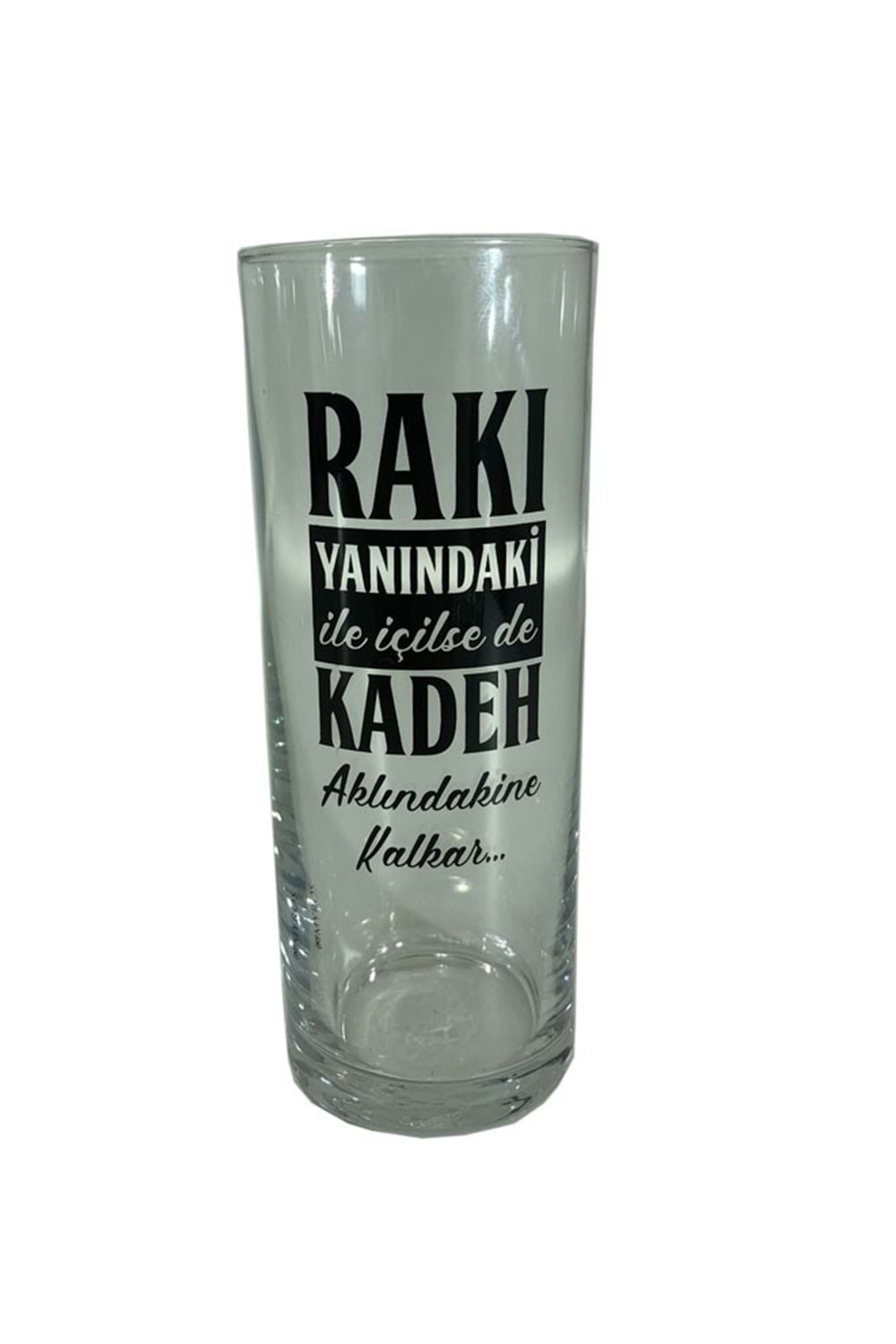 Rakı Yanındaki ile İçilsede... Sözlü Rakı Bardağı 2&apos;li Cam Bardak