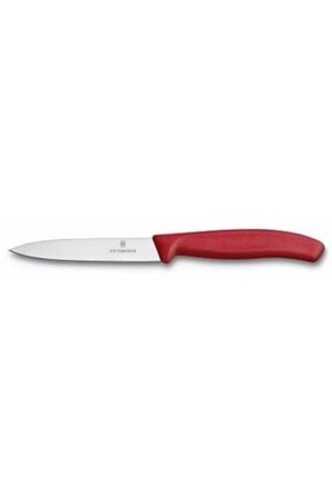 Victorinox 6.7701 10cm Soyma Bıçağı Kırmızı Bıçak